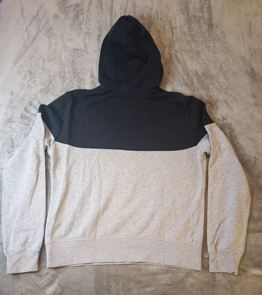 Nike pullover hoodie size M in good condition, gray and black – photo 6